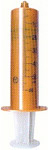 Оранжевый светонепроницаемый темный шприц 50 мл Terumo для введения с помощью шприцевых дозаторов  светочувствительных лекарственных препаратов с винтовым соединителем Луер-Лок